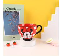 TEMU Taza con Diseño de Minnie Mouse, Taza de Café de Mouse , Taza de Desayuno Resistente al con Asa, Taza de , Vajilla Ideal para Viajes, para Microondas, Regalo para Halloween y Navidad