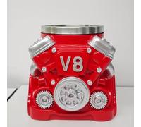 TEMU Taza de acero inoxidable diseñada como un motor V8, para de . Esta taza de café retro estilo mecánico es un gran regalo para un novio mecánico resistente a y duradera, ideal para y Navidad.
