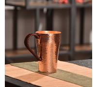TEMU Taza de Café de Cobre Artesanal de 400ml - Taza de Té Versátil para Bebidas, Regalo para Amantes del Té y Decoración del Hogar