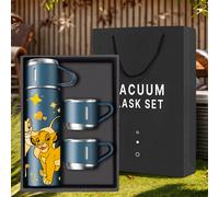 TEMU Taza de Viaje de Acero Inoxidable Disney León 500ml/16.9oz - Taza Aislada para Café con 2 Tapas, Diseño , Estampado Animado y Colorido - ¡ para Familiares y !