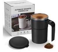 TEMU Taza Eléctrica Automática para Hogar y Ocio con Carga USB, Pantalla LCD y Función de - Taza Magnética Ideal para Viajes en Auto. para Mezclar Café, Leche, Chocolate o Soya - Regalo Familiar