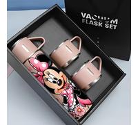 TEMU Taza Térmica de Acero Inoxidable con Aislamiento al Vacío y Vaso para Bebidas Calientes y Frías de 17oz Disney Minnie Mouse, Botella para Agua Suministros Escolares LHB03211