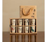 TEMU Tazas de Regalo para , Recuerdos de , Regalos Únicos, Regalos de , Artículos con Chinos, un Juego de Tazas de Té, Tazas para Degustación, Tazas para Agua, Tazas de Té Fu.