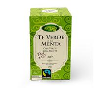 TEMU Té Verde a la Menta 20 Bolsitas - 28g - 100% Vegano - Artemis