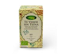 TEMU Té Verde Sin Teina 20 Bolsitas - 28g - 100% Vegano - Artemis