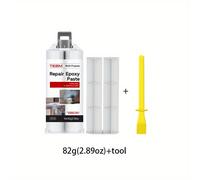 TEMU TEBM Adhesivo Epoxi - Pegamento de Reparación Resistente a Altas Temperaturas, Impermeable para Acero, Aluminio, Plástico, Madera y Más: Compatible con Barcos, Cubiertas, y Embarcaciones