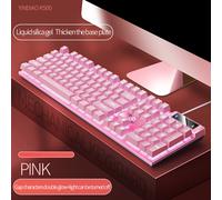 TEMU Teclado de Computadora YINDIAO con Cable USB para Juegos y Oficina, Luz Luminosa para Escritorio y Portátil, Equipo Universal