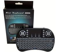 TEMU Teclado Inalámbrico Mini I8 con Ratón Inalámbrico y Touchpad - Control Remoto Portátil 2.4G, Diseño Inglés, Retroiluminación de , Compatible con Laptops/PCs/Tablets/Windows/TV Box