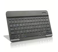 TEMU Teclado Inalámbrico Recargable Ultrafino, Teclado Inalámbrico Portátil y Compacto, Adecuado para Apple iPad, iPhone, Tablet Samsung, Smartphone, iOS, , Windows (10 Pies Negro)