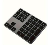 TEMU Teclado Numérico sin varillas Bluetooth de 34 Teclas con Carga USB-C y Inteligente de Reconocimiento, Compatible para Computadora MAC OS