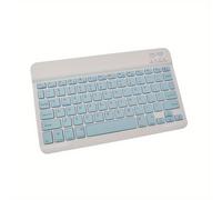 TEMU Teclado sin varillas Recargable Mini para iPad, iPhone, Teléfono Móvil y Portátil, Delgado y Silencioso, Compatible con Dispositivos de Triple - , iOS y Windows