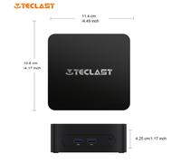 TEMU TECLAST N30 Mini PC, CPU Intel Twin Lake, 16GB DDR4 y SSD M.2 de 512GB, Computadora Mini Escritorio con Pantalla 4K@60Hz Pro, USB 3.0 Tipo A & C/2.4G & Wi-Fi 5G/RJ45/Jack sin varillas 3.5mm