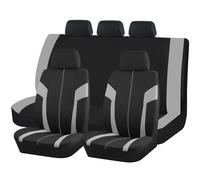 TEMU Técnica de Enfriamiento, Fundas de Asiento de Coche de Malla Transpirable - Tejido de Poliéster la Mayoría de Coches, SUVs y Camiones | Fácil Instalación con Ajustables