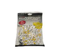 TEMU Tees de Profesional 2 3/4" Impresión en Madera 175 Unidades por Paquete