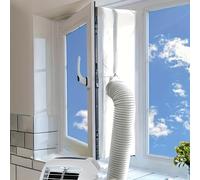 TEMU Tela a prueba de viento para sellar ventanas de aire acondicionado portátil, con una de 158 pulgadas