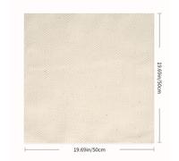 TEMU Tela para aguja perforadora cuadrada | Bordes sobretejidos, tela de monjes para tufting, color para manualidades y