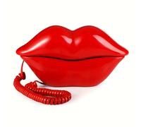 TEMU Teléfonos Fijos para el Hogar, Teléfono con Rosa, Teléfono con Cable para Decoración, Teléfono de Casa Retro, Teléfono Analógico de Novedad para el Hogar/Oficina/Hotel/Tiendas/Fiesta