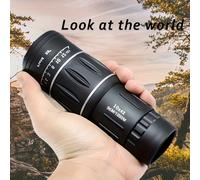 TEMU Telescopio Monocular 10x42 HD FMC - Manual Portátil, Cuerpo de Goma Duradero para Camping, Senderismo y Aves | Óptica con Lente de Calidad, Accesorios de Camping, Diseño Elegante, de Enfocamiento