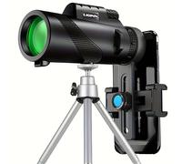 TEMU Telescopio monocular de 10x42 - Binoculares portátiles con lente FMC para camping al , senderismo, pesca, observación , conciertos, deportivos, observación de aves. Adecuado para adultos.