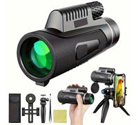 TEMU Telescopio Monocular Explorer HD con Adaptador para Teléfono y - Aumento de 10X, Lente de 42mm para Vida , Deportivos, Conciertos y al
