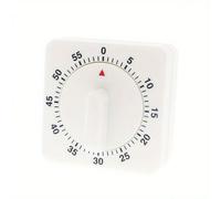 TEMU Temporizador Mecánico de Cocina con Sonido y Alarma Visual - Temporizador de 60 Ideal para Chefs, Asar, Hervir, Cocinar a - Temporizador de ABS para Estufa y Microondas (No /)