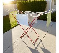 TEMU Tendedero de ropa y , tendedero al , tendedero multifuncional, colgador de ropa, aireador de ropa, 180x55x105cm, uso interior y exterior, plegable, con plegables, para , , , jardín, exterior