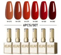 TEMU Tendencias de Uñas de 2025: Uñas Holográficas 6pcs 6 Colores 15ml, y Popular , Gel de Uñas Caramelo Macaroon Semipermanente, de Uñas para LED, Salón de Uñas DIY, Gel de Uñas Estacional