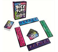 TEMU Tenzi Angry Dice Game - Juego de Mesa y Dados para 4 Jugadores con Dados Coloridos, Tablero y Grumpy Face - Divertido para Viajes, Fiestas y Noches de Juegos