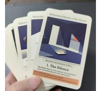 TEMU THE REALITY CHECK" Cartas de reflexión sobre relaciones modernas | Cartas de sobriedad emocional | Identificación de de | de psicología del autoconocimiento | Regalo para