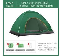 TEMU Tienda de campaña automática de rápida, tienda portátil de para playa y exteriores para 2-3