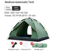 TEMU Tienda de campaña familiar portátil automática de rápida sin instalación para senderismo al
