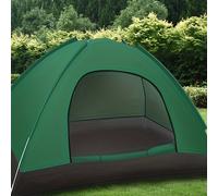 TEMU Tienda de Campaña para 2 - Montaje Rápido y Portátil con Techo Transparente, Diseño con Cremallera para Parque Exterior, Playa, Camping Vacacional (Verde), Refugio para , Construcción