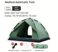 TEMU Tienda de Capa Rápida con Postes de Vidrio Resistentes, Malla de Densidad para Protección contra y Transpirabilidad - Diseño o Aislado, , Ideal para Camping al y Picnics Familiares