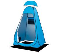 TEMU Tienda de ducha de privacidad , camping, portátil, para exteriores, senderismo, playa, cambiador, azul, refugio temporal para inodoro