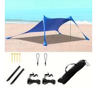 TEMU Tienda de playa portátil - Protección UV, fácil montaje, toldo ligero para camping, playa y actividades al aire libre