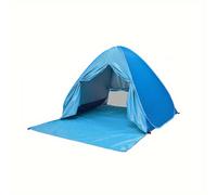 TEMU Tienda de -Up y Portátil con Protección UV UPF 50+ - Poliéster Azul, para Salidas Familiares a , de Insectos