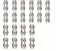 TEMU Tijeras de cable de acero inoxidable M3 de 20 unidades para líneas de tienda, barandillas de cubierta y gestión de cables de decoración para el hogar
