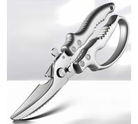 TEMU Tijeras de Cocina de Acero Inoxidable de Resistencia - Tijeras Potentes para Carne, Pescado y Aves, Ideales para , Pollo, Huesos y Paquetes - Herramienta de para Domésticas y de Carnicería