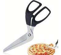 TEMU Tijeras de cocina diseñadas para cortar pizza, y panqueques, con cómodas de agarre