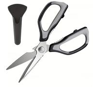 TEMU Tijeras de Cocina Multiusos de Acero Inoxidable para Pollo, Verduras y - Herramienta de Preparación de Alimentos sin para Cocina, Camping al y Regalo Práctico en -