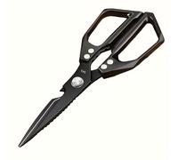 TEMU Tijeras de cocina profesionales de acero inoxidable de resistencia - Tijeras multiusos afiladas con agarre ergonómico antideslizante, hojas largas de 12" para carne y verduras