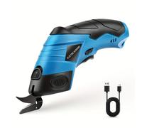 TEMU Tijeras de corte de tela eléctricas HOTU - Una máquina para cortar fácil y precisamente ropa, cartón, alfombras, cuero y tela - Una herramienta eléctrica de versátil