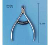 TEMU Tijeras de cutículas profesionales de acero inoxidable - Con diseño de pico de precisión para una fácil eliminación de piel y uñas, estilo y herramienta de manicura inodora