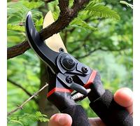 TEMU Tijeras de de jardín ProGarden Titanium de T13 - Tijeras de jardín manuales ergonómicas con de ultraafiladas, de bloqueo, agarre antideslizante podar y jardinería