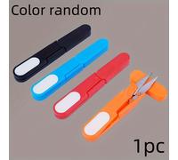 TEMU Tijeras de pesca resistentes y portátiles - Mini tijeras de coser versátiles con agarre de plástico