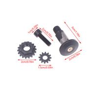 TEMU Tijeras de podar eléctricas Accesorios Podadora eléctrica Piezas de aluminio Cuchilla Asiento de aluminio Cuchilla Eje Tornillo