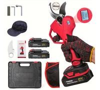 TEMU Tijeras de Podar Eléctricas Sin Escobillas de 55mm Tijeras Eléctricas Inalámbricas para Árboles Frutales y Bonsái Juego de Herramientas de Jardín para Batería Makita, GOXAEEE