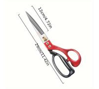 TEMU Tijeras de Premium de Acero SK5 y de 11 Pulgadas, Diseño Ergonómico de Calidad, Tijeras Grandes Prácticas para Cortar Tela, Tijeras de para Ropa y Hogar