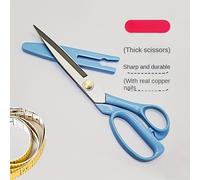 TEMU Tijeras de profesional para el hogar, tijeras de corte manual de tela, costura de tela, tijeras de acero inoxidable ligeras para la de la confección