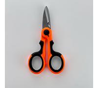 TEMU Tijeras dentadas aisladas para electricista, tijeras multiusos de resistencia para cortar cables, /metal/hilo de pescar/hilo de PE (tiras de plomo y hilo trenzado)